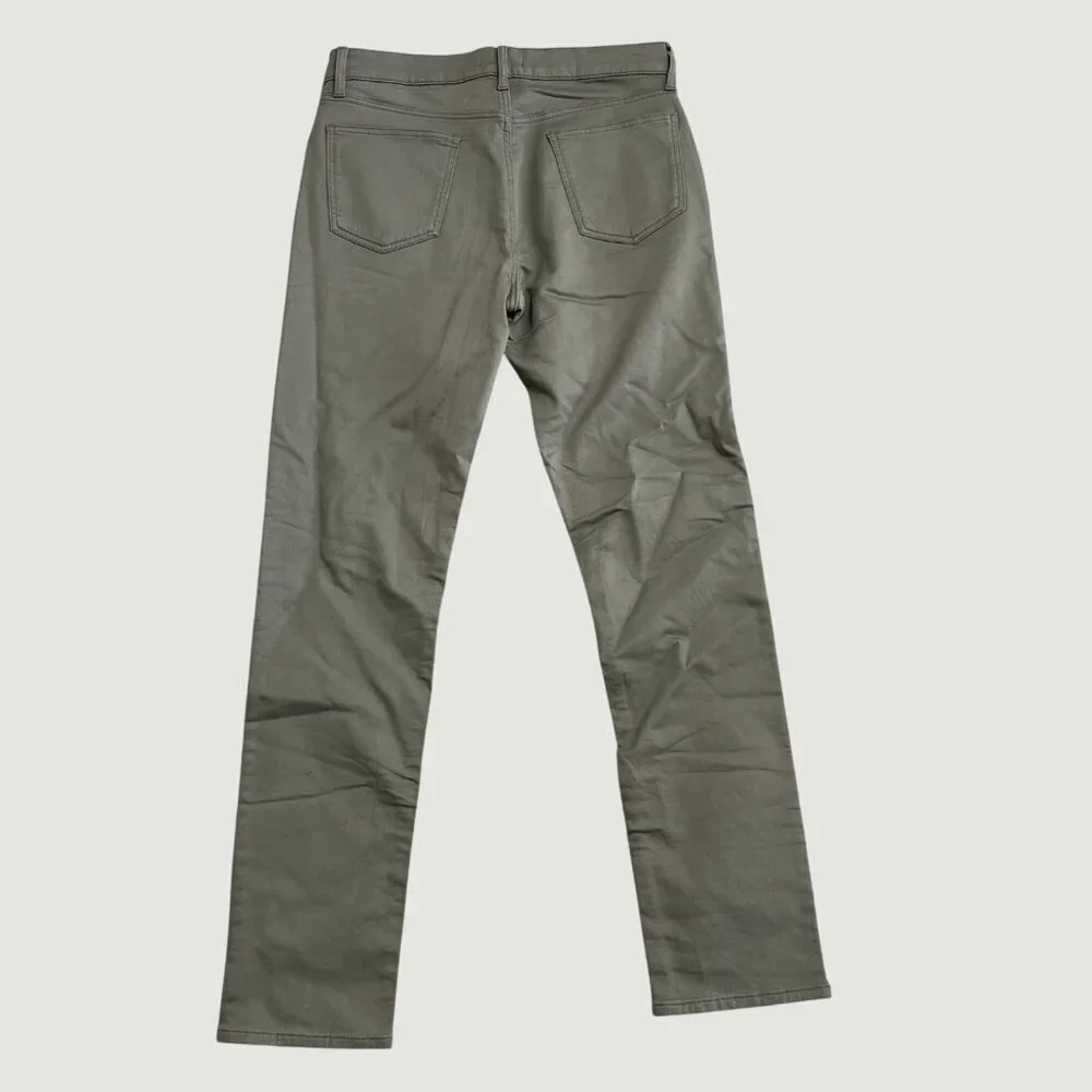 Banana Republic Men's 32X34 Gray Slim Fit Stretch 5 Pocket Pants i1757